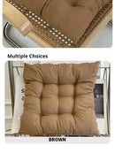 Linen Cushion Pearl Cotton Square Stool Backrest Pillow Home Office Computer Chair Protective Mat Seat Pad Buttocks