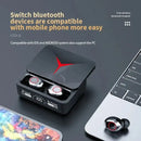 M90 Pro Wireless Headphones Sliding Cover Gaming Headsets Bluetooth 5.3 Stereo Sports Earbuds Earphones with Led