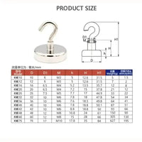 10PCS Strong Magnetic Hooks Multi-Purpose Storage Hooks Home Kitchen Bar Storage Hooks Key Storage Hooks Bathroom