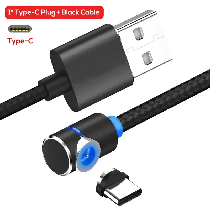 360 MagiCord - Micro USB - Black / 6.5FT / TYPE C
