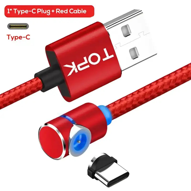 360 MagiCord - Micro USB - Red / 3FT / TYPE C