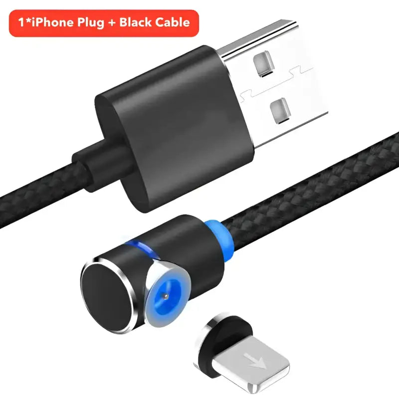360 MagiCord - Micro USB - Black / 6.5FT / IPhone
