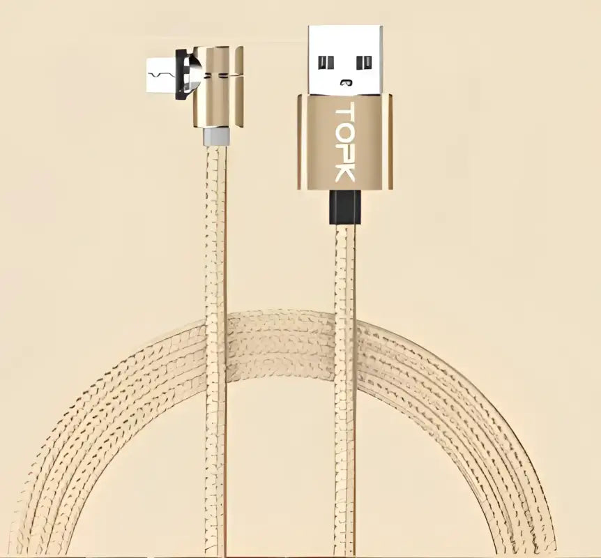 360 MagiCord - Micro USB - Golden / 3FT / IPhone