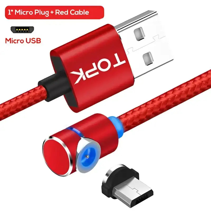 360 MagiCord - Micro USB - Red / 3FT / Micro