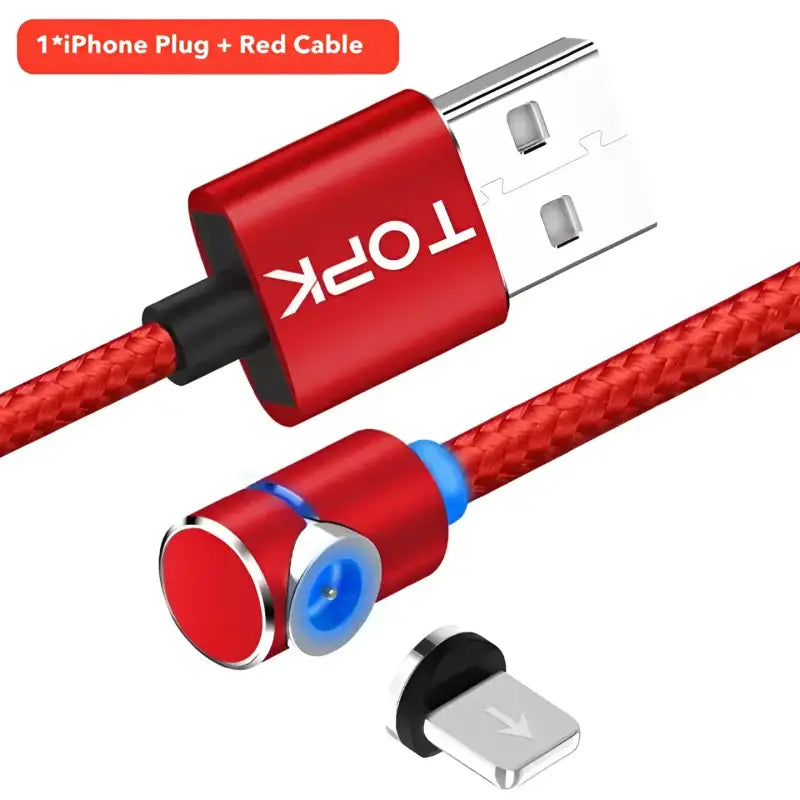 360 MagiCord - Micro USB - Red / 3FT / IPhone