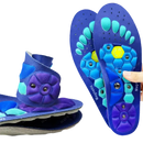 Blue magnetic massage insoles.