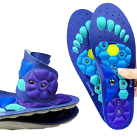 Blue magnetic massage insoles.