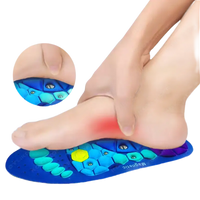 Magnetic foot massage insole.