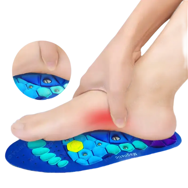Happy Feet Magnetic Massage Shoe Orthopedic Arch Support Soles