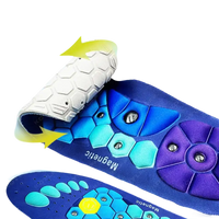 Magnetic shoe insoles.