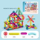 Magnetic Builder: STEM Stick & Ball Set for Kids - 64pcs