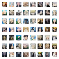 Anime character portraits.