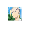 Square Draken anime button.