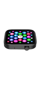 Smartwatch with app icons.