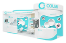 Colmi trade show booth.