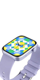 Lavender smartwatch.