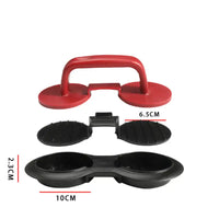 BurgerPress Pro: Multifunctional Patty Mold - Black Red