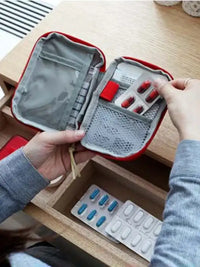 Portable Medicine Bag Cute First Aid Kit Medical Emergency Kits Organizer Outdoor Household Medicine Pill Storage Bag