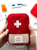 Portable Medicine Bag Cute First Aid Kit Medical Emergency Kits Organizer Outdoor Household Medicine Pill Storage Bag