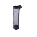 1pc Grey Sundries Bag Storage Wall Mount Mesh Plastic Bags Dispenser Hanging Reused Storage Pouch Trash Bags Kitchen