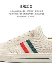 Breathable Men’s Shoes Summer Mesh Board Shoes Soft Soled Outdoor Casual Sports Shoes Trend Men Sneakers Slip-on Canvas