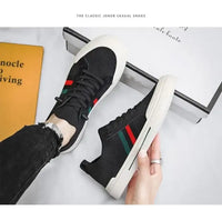 Breathable Men’s Shoes Summer Mesh Board Shoes Soft Soled Outdoor Casual Sports Shoes Trend Men Sneakers Slip-on Canvas