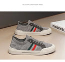 Breathable Men’s Shoes Summer Mesh Board Shoes Soft Soled Outdoor Casual Sports Shoes Trend Men Sneakers Slip-on Canvas