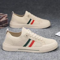 Breathable Men’s Shoes Summer Mesh Board Shoes Soft Soled Outdoor Casual Sports Shoes Trend Men Sneakers Slip-on Canvas