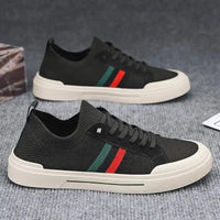 Breathable Men’s Shoes Summer Mesh Board Shoes Soft Soled Outdoor Casual Sports Shoes Trend Men Sneakers Slip-on Canvas