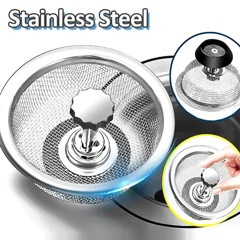 Sink Strainer So Nice They Named It Thrice Stainless Steel Filter