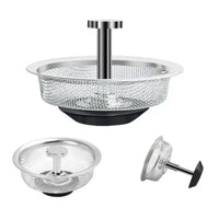 Kitchen Sink Stainless Steel Filter Sewer Mesh Strainers Disposable Sink Filter Mesh Bags Bathroom Floor Drain Hair