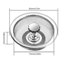 Kitchen Sink Stainless Steel Filter Sewer Mesh Strainers Disposable Sink Filter Mesh Bags Bathroom Floor Drain Hair
