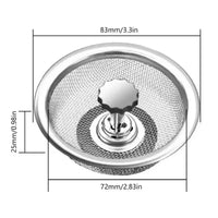Kitchen Sink Stainless Steel Filter Sewer Mesh Strainers Disposable Sink Filter Mesh Bags Bathroom Floor Drain Hair