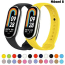 MiBand 8 Sport Silicone Strap - Waterproof Accessory