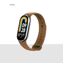 MiBand 8 Sport Silicone Strap - Waterproof Accessory - Brown / For Xiaomi Mi Band 8