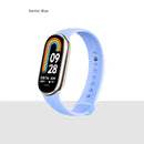 MiBand 8 Sport Silicone Strap - Waterproof Accessory - Denim Blue / For Xiaomi Mi Band 8