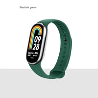 MiBand 8 Sport Silicone Strap - Waterproof Accessory - DGr / For Xiaomi Mi Band 8