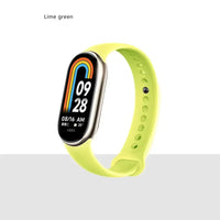 MiBand 8 Sport Silicone Strap - Waterproof Accessory - Lime Green / For Xiaomi Mi Band 8