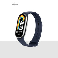 MiBand 8 Sport Silicone Strap - Waterproof Accessory - Midnight / For Xiaomi Mi Band 8