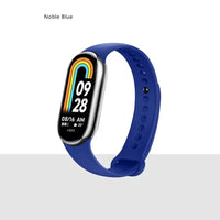 MiBand 8 Sport Silicone Strap - Waterproof Accessory - Noble Blue / For Xiaomi Mi Band 8