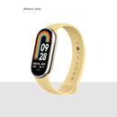 MiBand 8 Sport Silicone Strap - Waterproof Accessory - Walnut / For Xiaomi Mi Band 8