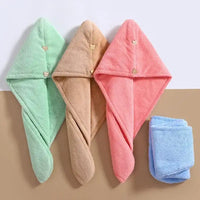 Quick Dry Hair Quick Drying Microfiber Towels Bathroom Bathroom Accessories Nursing Cap With Buckle Sauna Spa Towel Bath