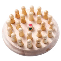 Children’s Wooden Educational Toys Memory Chess Kid Early Education Toys - White