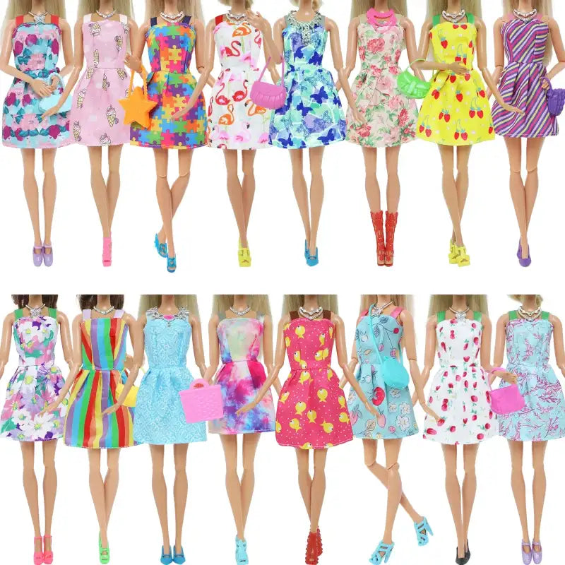 Barbie's Closet Overflow Sale Random Doll Accessories Mini Dress Shoes