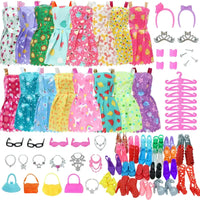 Doll clothes and accessories.