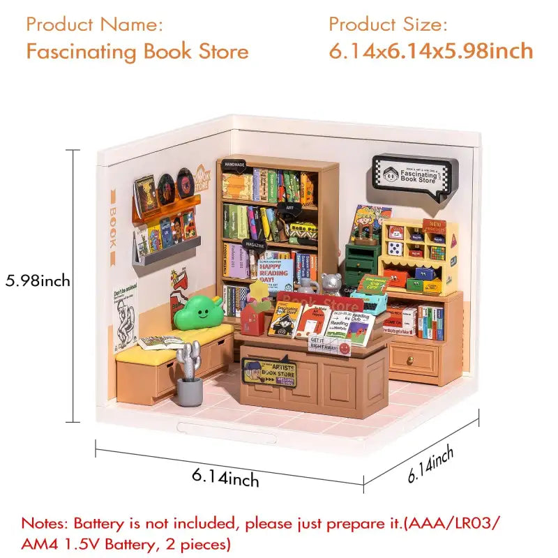 Miniature Super Store House Kit - DW004