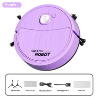 Home Cleaning Vacuum Cleaner Mini Sweeping Robot - Violet