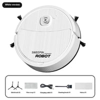 Home Cleaning Vacuum Cleaner Mini Sweeping Robot - White