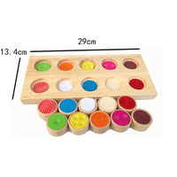 Montessori Teaching Aids Touch Box Balance Building Blocks Toys