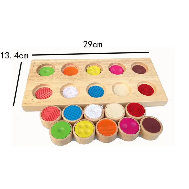 Monster Munchies Montessori Touch Box Balance Blocks Fine Motor Fun